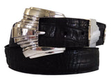 1½” MONTE CARLO 3 Piece Buckle Set in .925 Sterling Silver - AL BERES