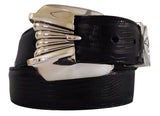 1½” DONATELLO 3 Piece Buckle Set in .925 Sterling Silver - AL BERES
