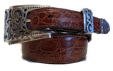 1” FILIGREE 3 Piece Buckle Set in .925 Sterling Silver - AL BERES