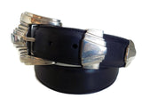 1½” MONTE CARLO 3 Piece Buckle Set in .925 Sterling Silver - AL BERES