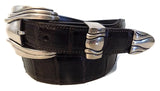 1” CYLON 3 Piece Buckle Set in .925 Sterling Silver - AL BERES