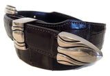 1” CYLON 3 Piece Buckle Set in .925 Sterling Silver - AL BERES