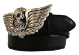 1½” SKULL HEAD "Buckle Only" in .925 Sterling Silver - AL BERES