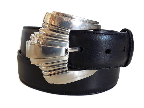 AL BERES 1 & 1/2" CARLO Buckle in .925 Sterling Silver Style #AB128S