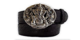 1½” Oval HINDU GANESHA Buckle in .925 Sterling Silver