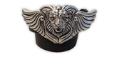 1.5" LION WING Belt Buckle in .925 Sterling Silver