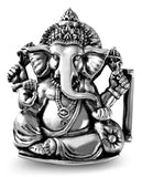 1” HINDU GANESHA Buckle with the Elephant Head in .925 Sterling Silver - AL BERES