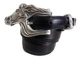 ¾” ARABIAN HORSE 3 Piece Buckle Set in .925 Sterling Silver - AL BERES