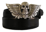 1½” SKULL HEAD "Buckle Only" in .925 Sterling Silver - AL BERES